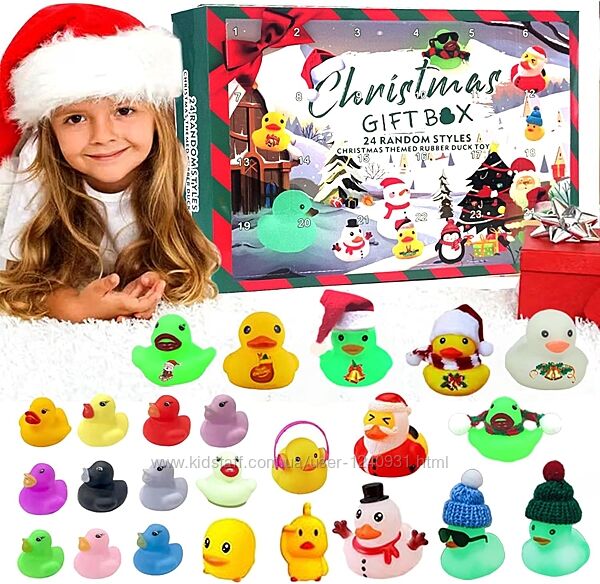  Адвент-календар, 24 різдвяні каченята для дітей