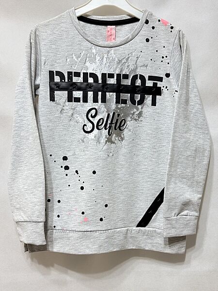 Свитшот турция слегка утеплен 116-152