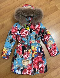 КИКО зимнее пальто натуральное 116-150 рост