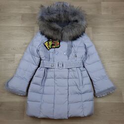 КИКО зимнее пальто натуральный мех 122-160 рост