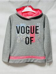 Свитшот с капюшоном двунитка 116-160