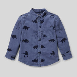 Вельветовая рубашка с динозаврами Palomino
