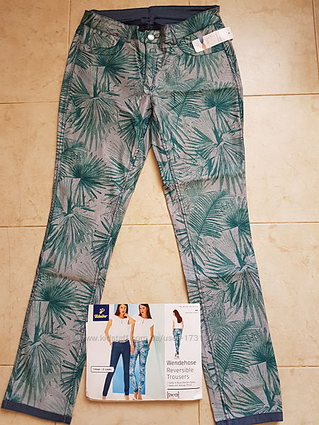 Новые фирменные женские двусторонние брюки SLIM