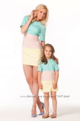 Платья с стиле Family Look для мамы и дочки