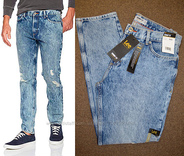 Винтажные джинсы Lee Modern Series Skinny 31W x 32L и 38W x 32L 