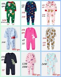 Флисовый человечек Картерс 3М - 5Т, слип, ромпер, флісова піжама Carters