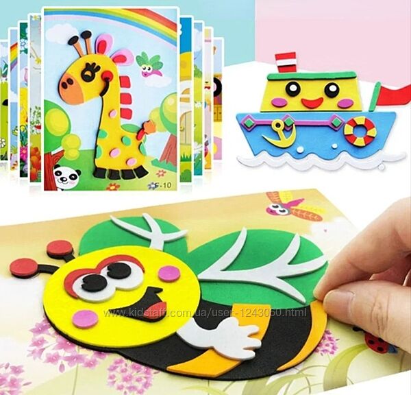 Дитячі 3d єва пазли наклейки