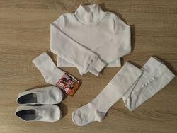 Білі водолазки дитячі гольф р.86-170