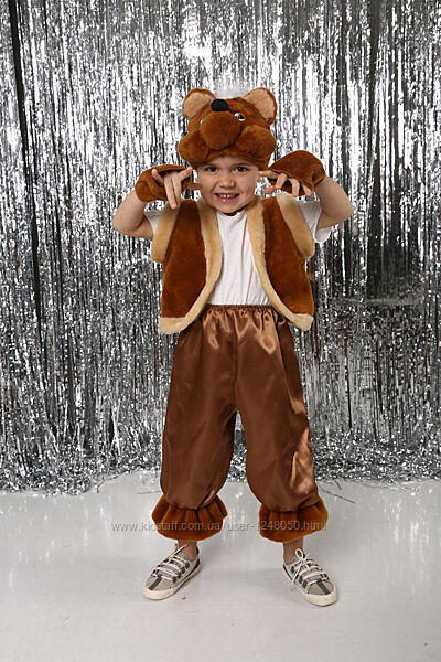 Новорічний костюм Ведмедик / Ведмідь / Мишка коричневий
