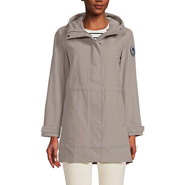 Lands End куртка Squall Hooded Waterproof Raincoat ветро водонепроницаемая