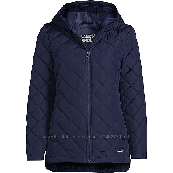 Lands End Куртка Women´s FeatherFree Insulated Jacket с капюшоном