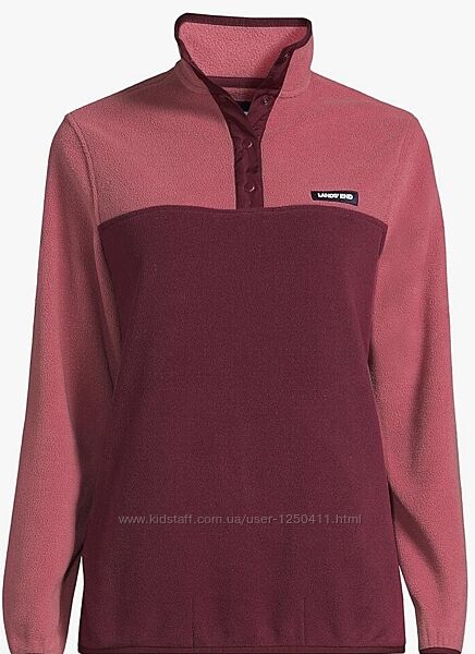 Флісова кофта, фліска, толстовка, пуловер Lands end