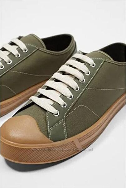 Стильные винтажные кеды ZARA оригинал