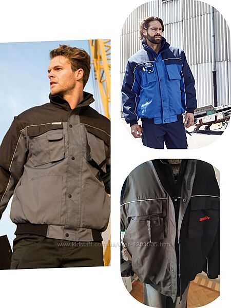 Утеплена куртка-трансформер James & Nicholson jn810 workwear Німеччина 