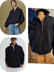 Стильна тепла толстовка - поло, спортивна пайта від H&M унісекс