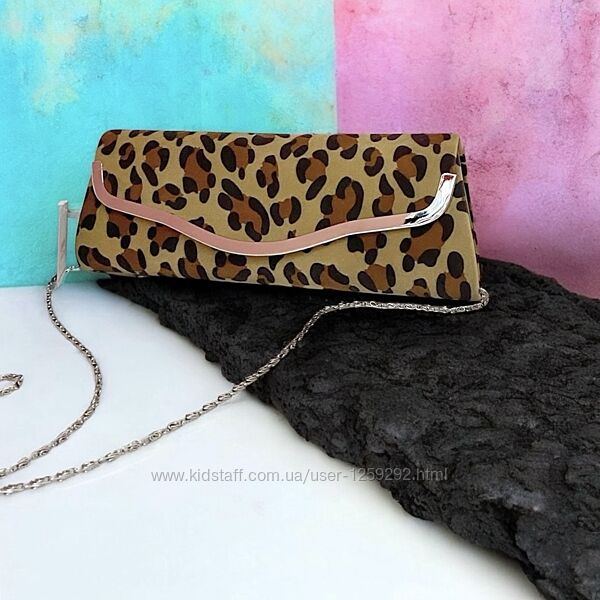 Клатчи Леопардовый принт, тренд сезона 3 вида