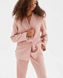 Стильний брючний костюм , рожевий Up&Up  XS / S / M / L