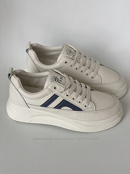Молочные кеды, кроссовки на платформе