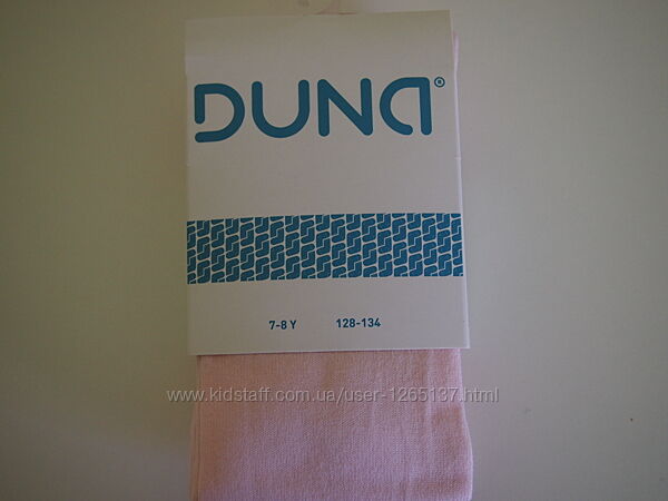 Колготи бавовняні білі рожеві тм дюна 98 - 104, 116 - 122