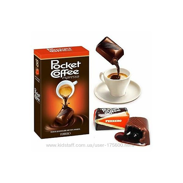Конфеты с кофем Ferrero Pocket Coffee espesso 225g