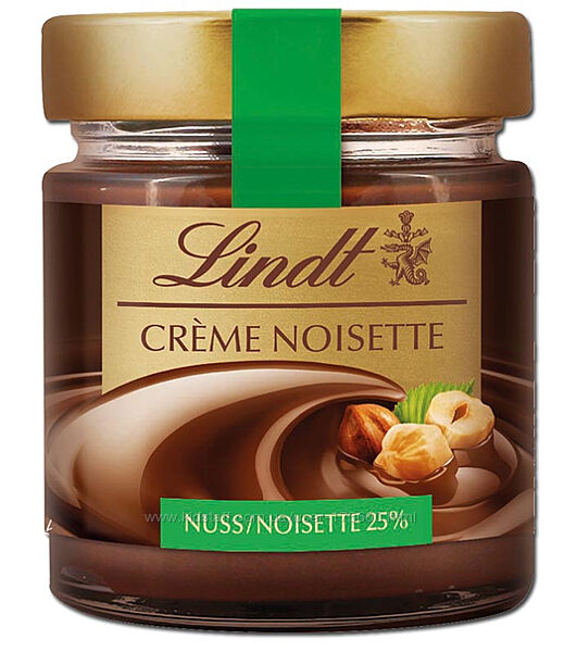 Lindt Creme Haselnusscreme 25, шоколадная паста