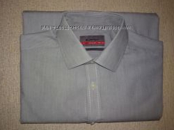 Брендовая мужская рубашка Burton regular,  South, серая