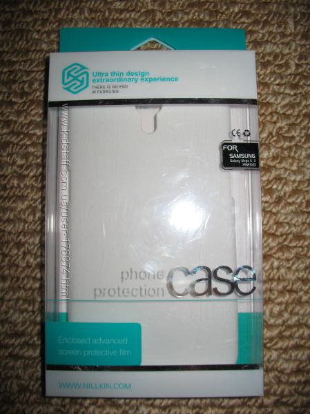 Чехол бампер накладка с защитной пленкой Nillkin для Samsung Mega I9200 6. 3