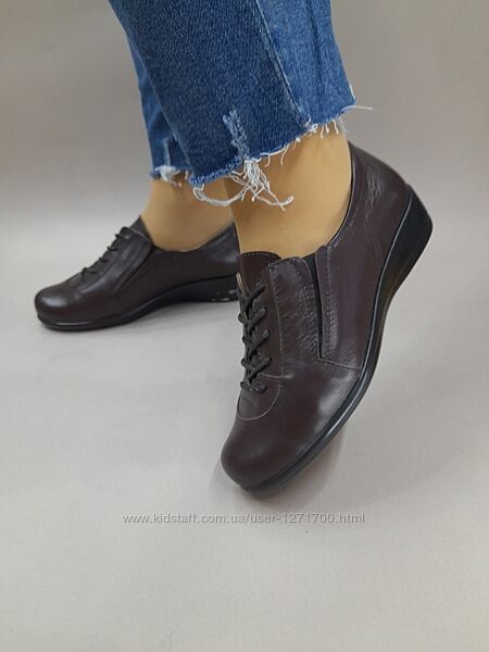 Шкіряні жіночі туфлі 36  розміру натуральна шкіра 