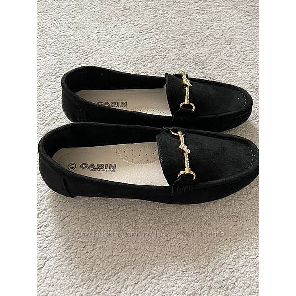 Чорні мокасини р.37-41