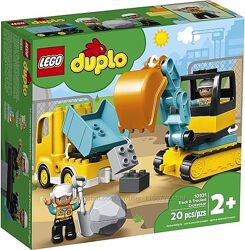 Lego Duplo Грузовик и гусеничный экскаватор 10931
