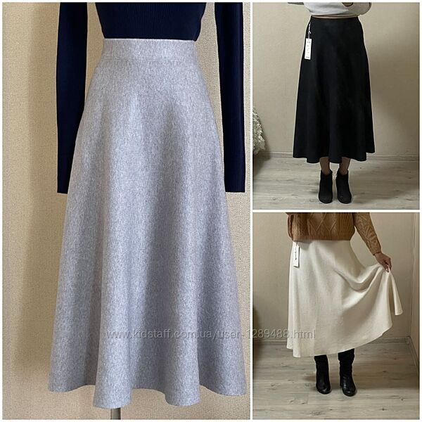 Шикарна, елегантна, трендова, стильна та статусна тепла плотна спідниця