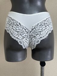 Шикарні, комфортні мережевні трусики Rose brazilian, на тілесній сітці