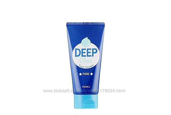 Пенка для глубокого очищения  a&acutepieu deep clean foam cleanser pore
