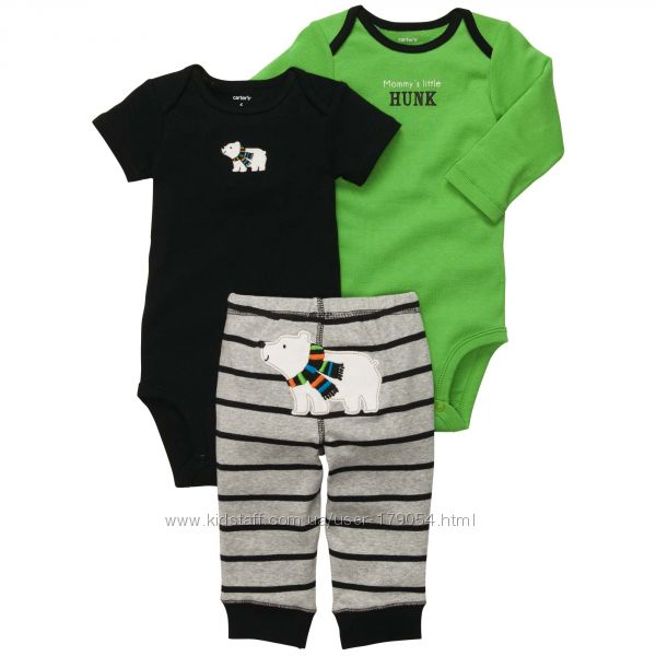 Костюмчики, наборы Carters 0-24мес.