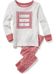 Детские трикотажные пижамы на девочек в наличии из Америки