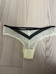 Кружевні трусики лимонного кольору