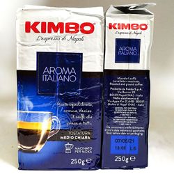 Кофе молотый Kimbo Aroma italiano 250г Италия. 