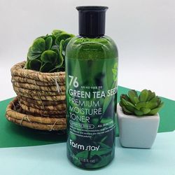 Увлажняющий тонер с экстрактом зеленого чая FarmStay Green Tea Seed Premium