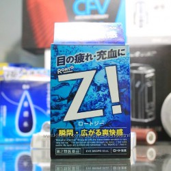 Японские капли для глаз с витамином В6 и цинком Rohto Z Eye Drops 