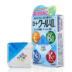  Японские мультивитаминные глазные капли Rohto Vita 40-alfa Cool 