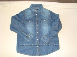 Terranova Джинсовая рубашка 128-134 см на 8-9 лет