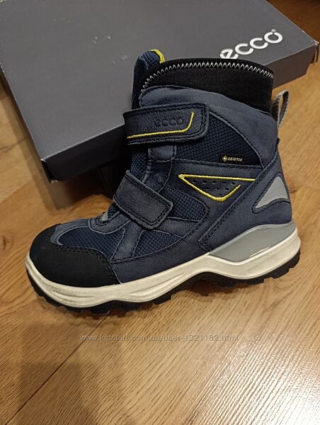 Зимові термочобітки Ecco Gore-tex tex Mountain 32 р 20.5 см