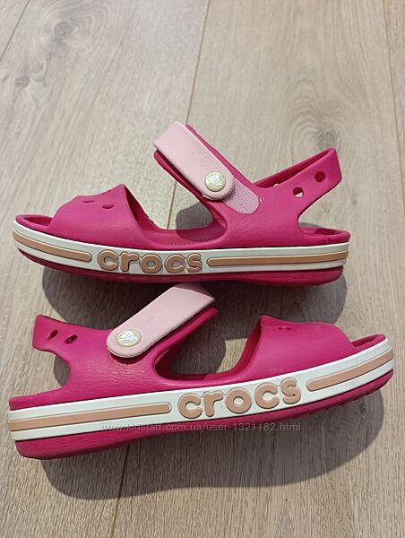 Оригінальні босоніжки Crocs J 2 наш 31-32 р крокси кроксы босоножки