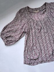 Шелковая блуза бренд Sandro Paris Франция