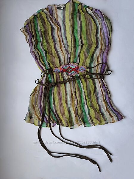 Шелковая шифоновая блуза Etro, Milano оригинал