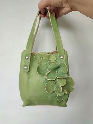 шкіряна сумка сумочка Nannini made in Italy