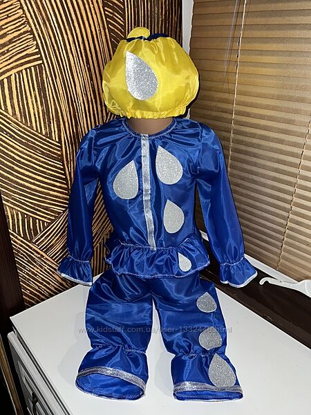 Костюм дощика, карнавальний костюм краплинки, Капітошка, карнавальний кост 