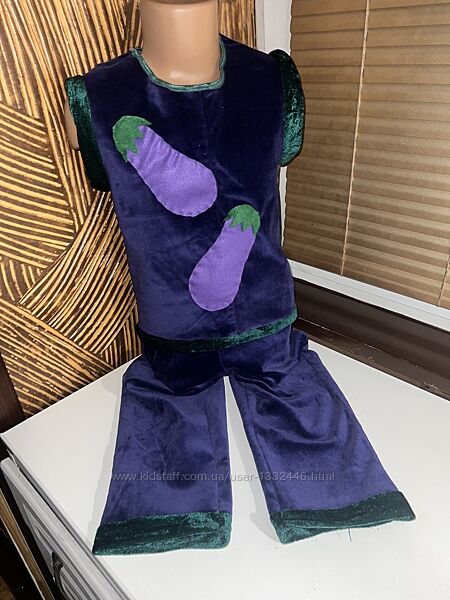 Карнавальний костюм баклажану
