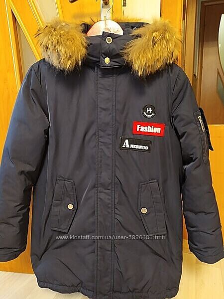 Зимняя курточка парка anernuo на мальчика
