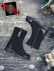 Зимовіі , розкішні, високі , замшеві , шкіряні черевики 